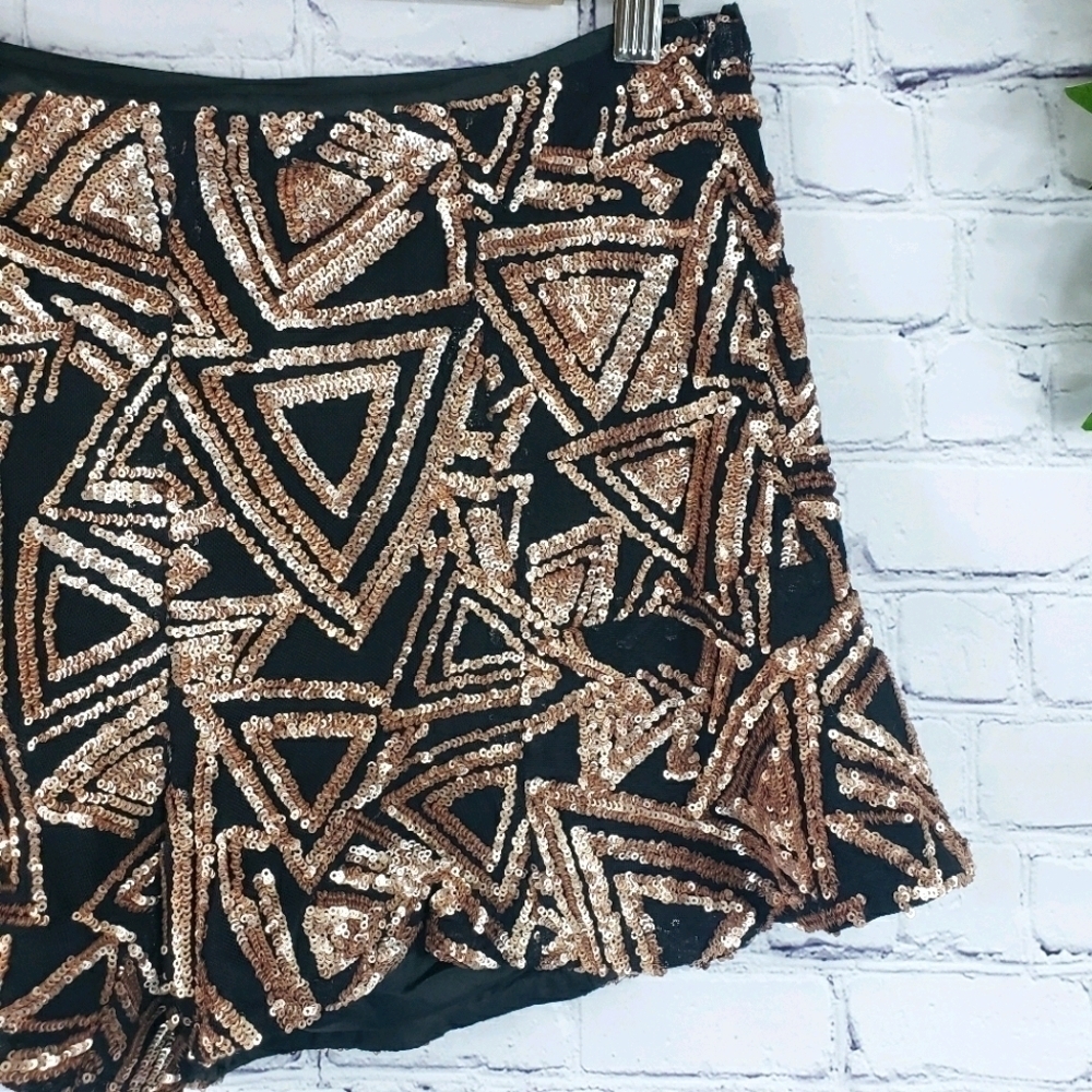 LEXI DREW High Waist Sequin Shorts Juniors Size S